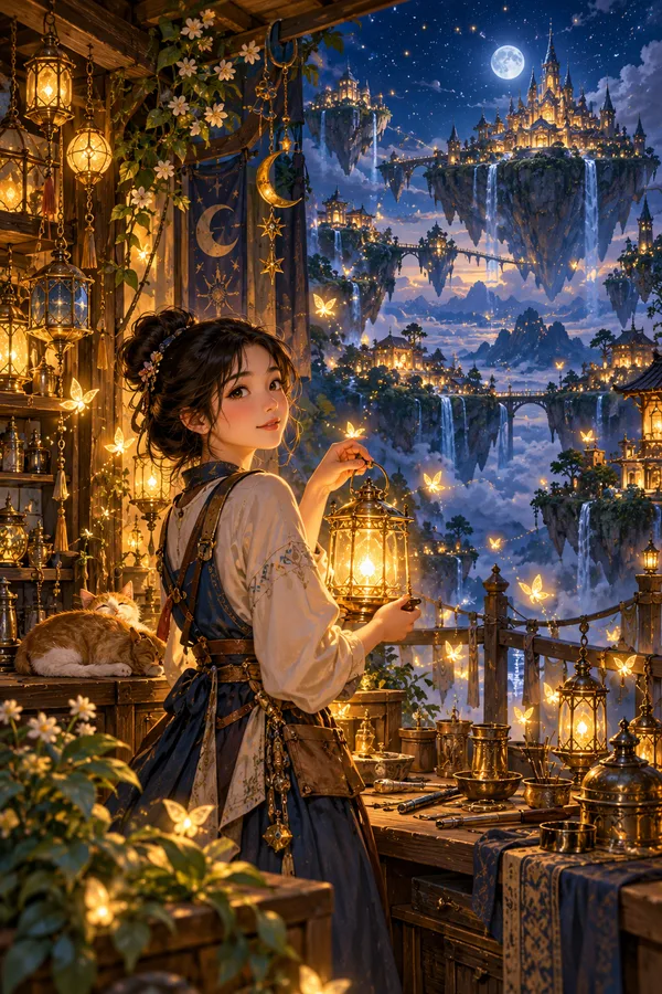 ปกเรื่อง ร้านซ่อมโคมดาว — ตัวอย่างอ่านเล่น